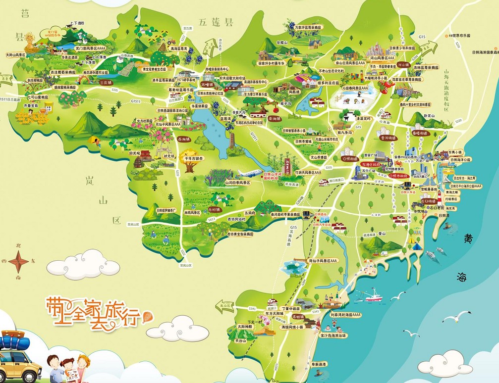 江门景区使用手绘地图给景区能带来什么好处？